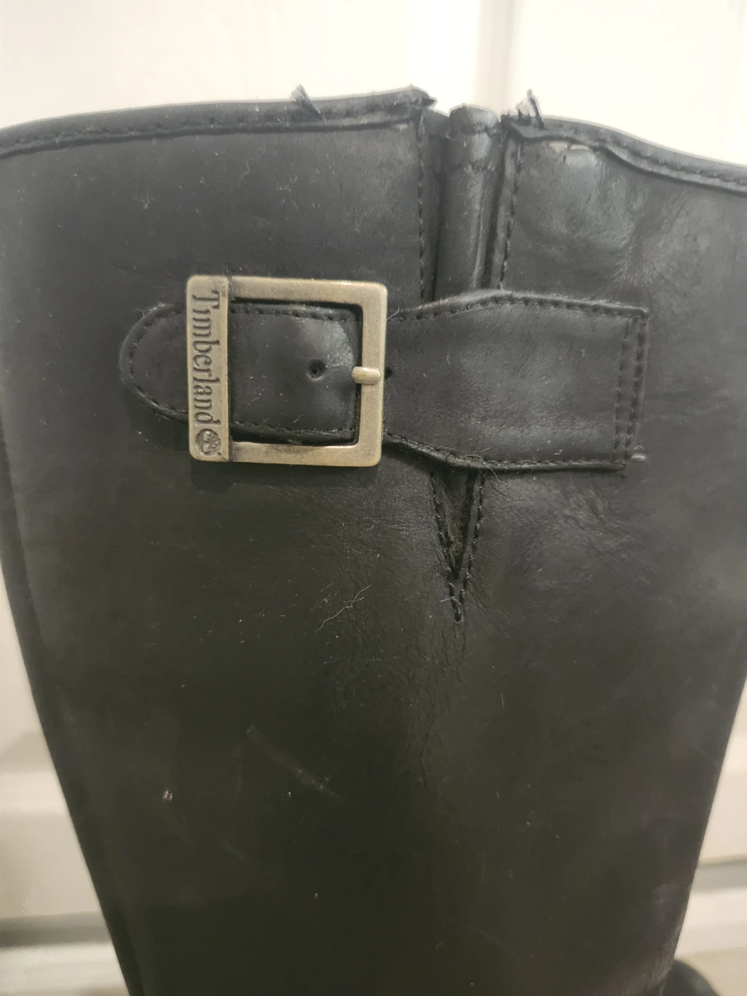 Timberland Black Genuine Leather Knee-High Boots - photo 4