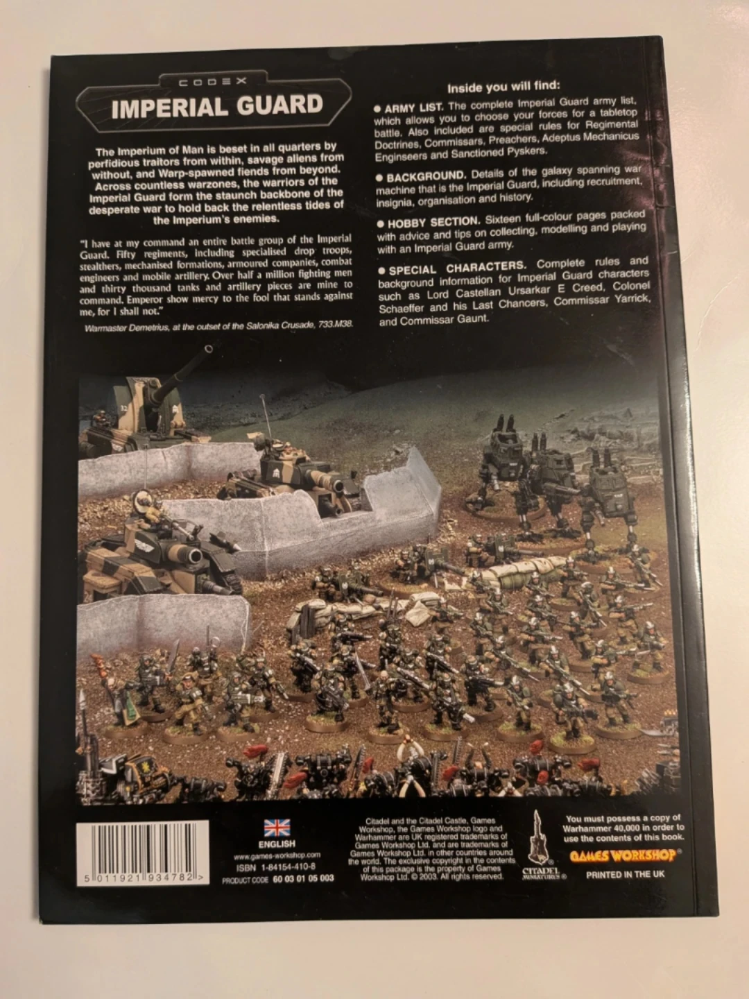 Warhammer 40,000 Codex Imperial Guard Book - photo 2