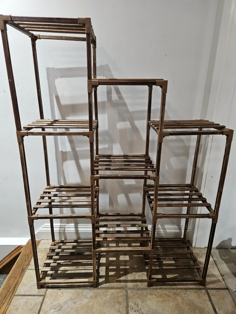 Wooden Plant Stand - Multi-Tiered - photo 2