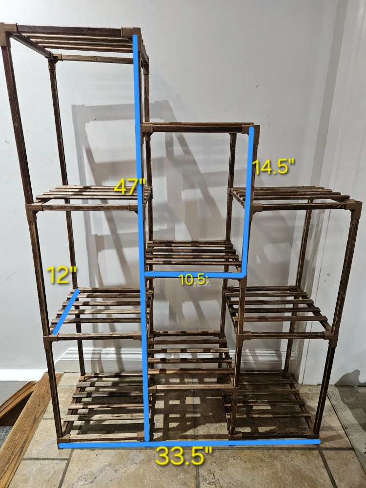 Wooden Plant Stand - Multi-Tiered - photo 3
