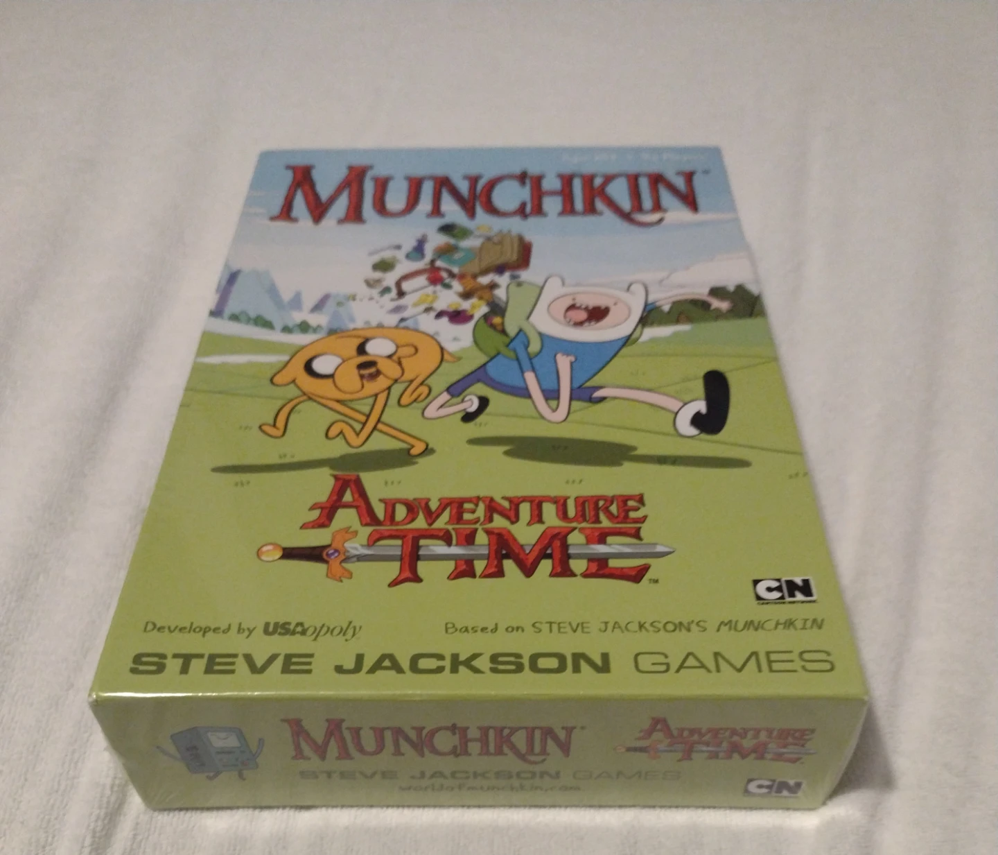 Adventure Time Munchkin Card Game USAopoly Steve Jackson Sealed - photo 2