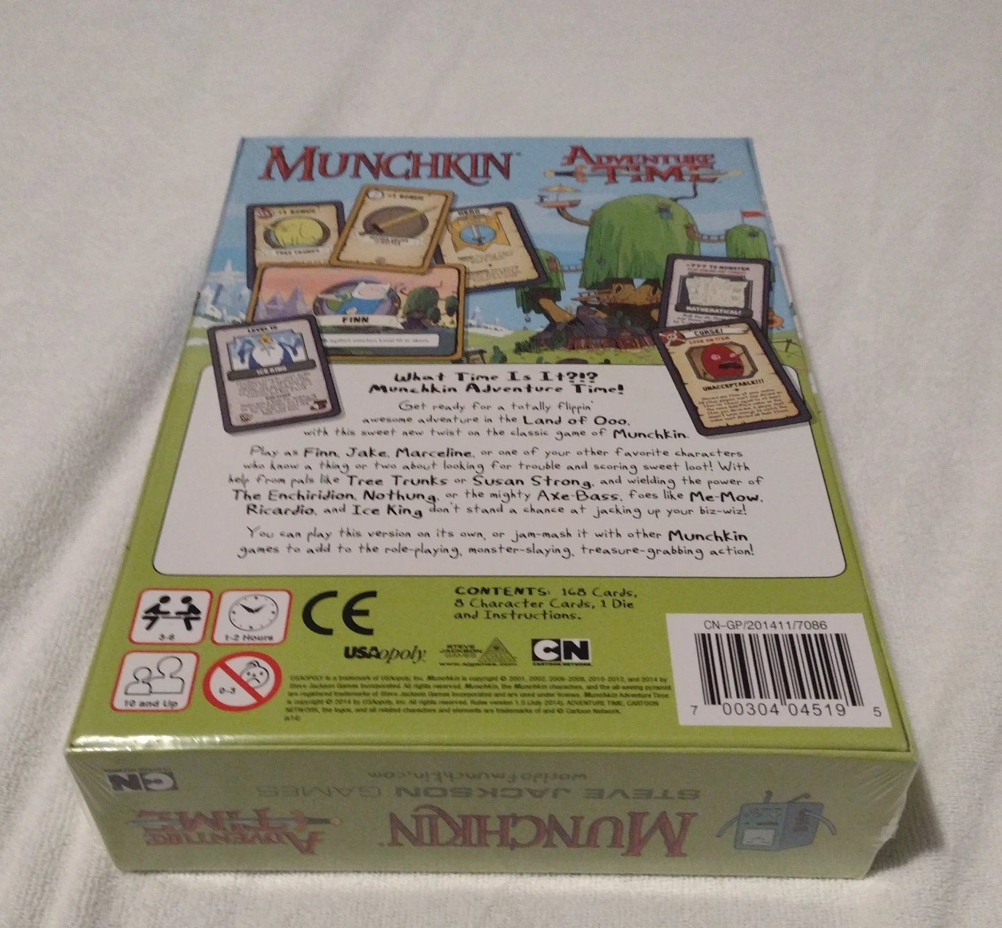 Adventure Time Munchkin Card Game USAopoly Steve Jackson Sealed - photo 4
