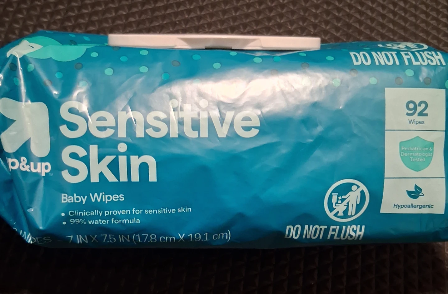 Up & Up Sensitive Skin Baby Wipes, 92 Count - photo 2