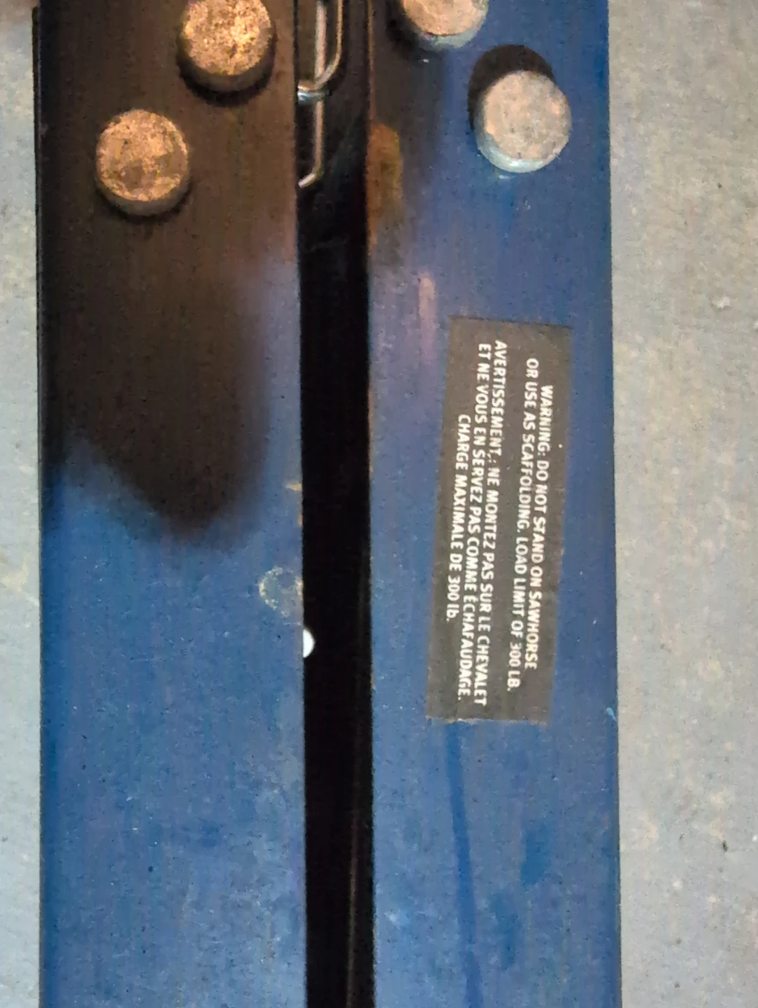Blue Folding Sawhorse - photo 2