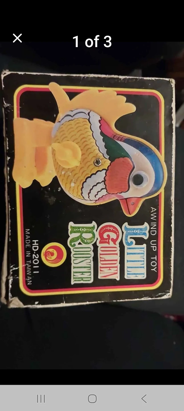 Golden Rooster Wind-Up Toy