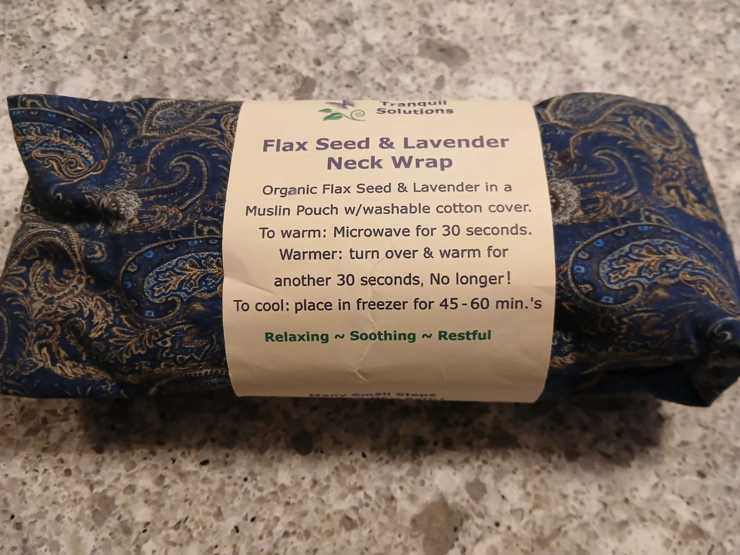 New. Flax Seed & Lavender Neck Wrap available. Firm price.