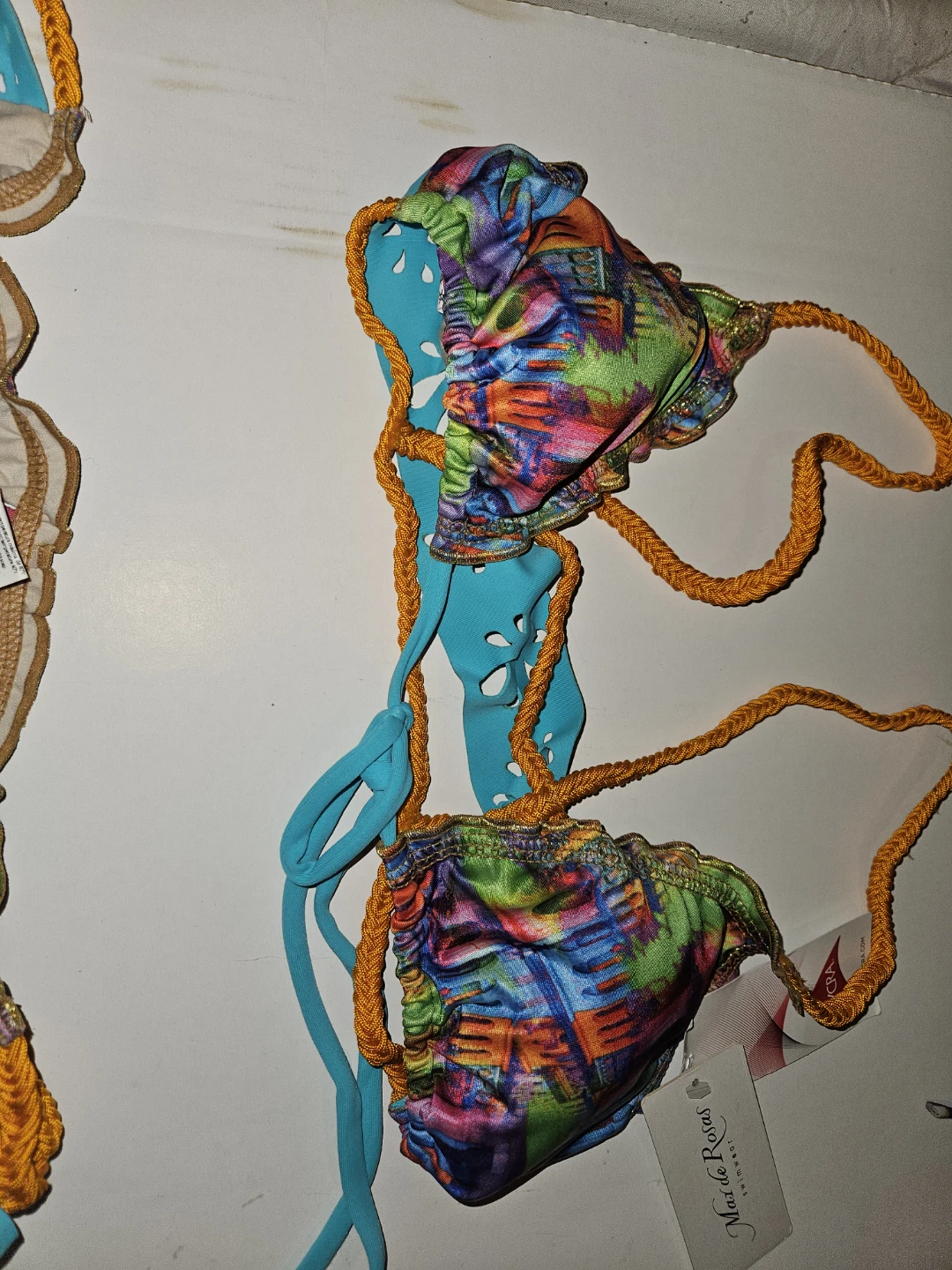 Mar de Rosas Colonial Bikini Bottom - Size L - photo 5
