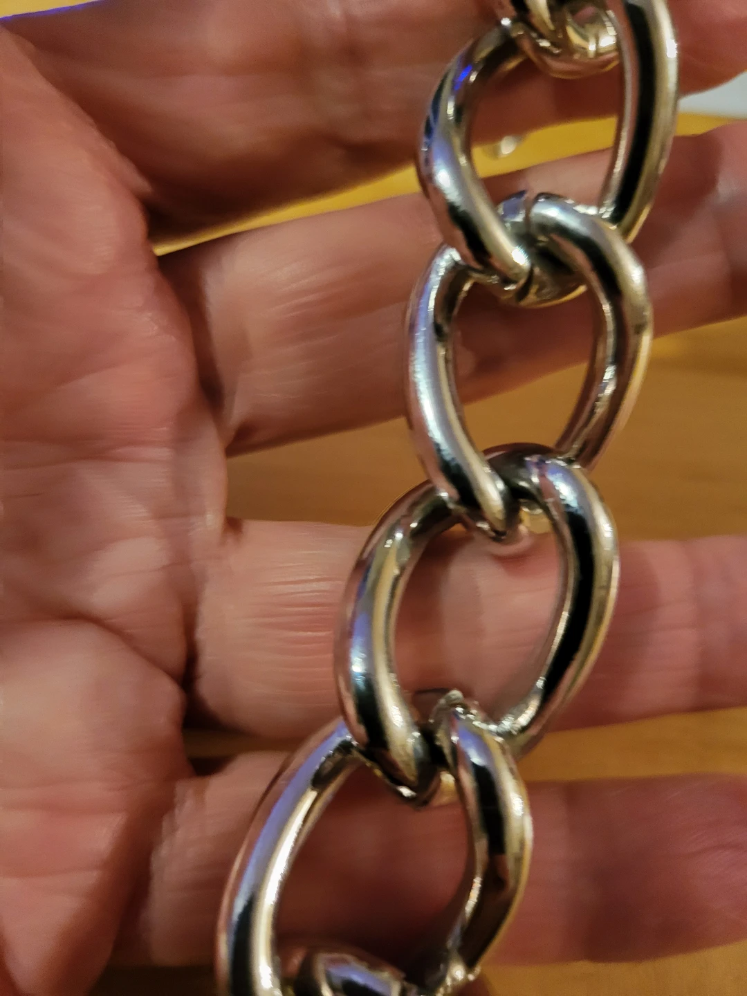 Silver Tone Chunky Chain Bracelet - photo 3