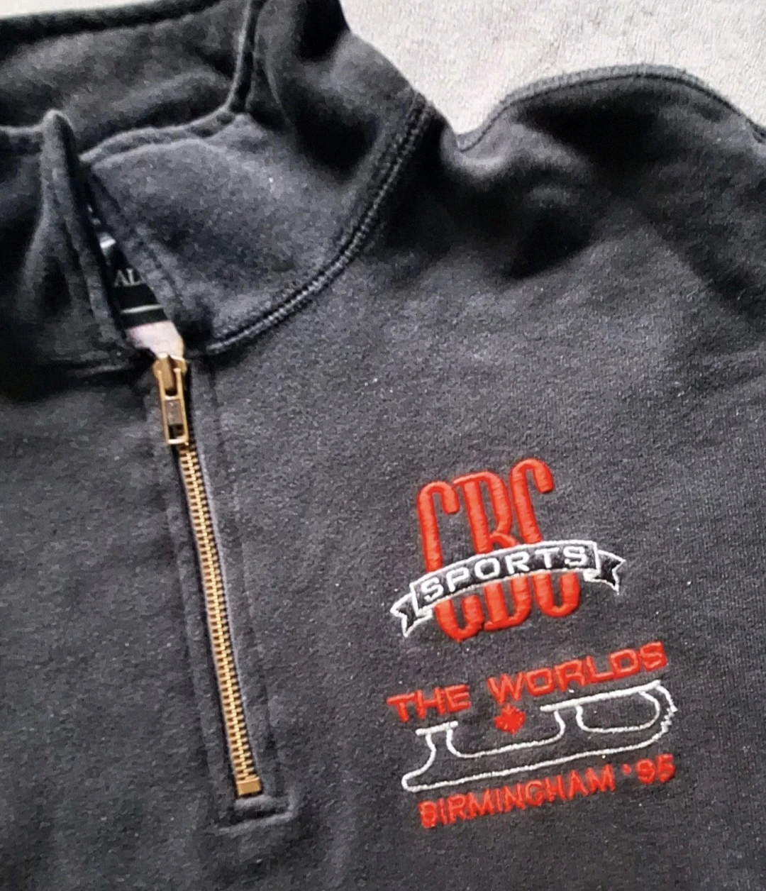 1995 WORLD FIGURE SKATING Championships CBC SPORTS SWEATSHIRT UK - photo 3