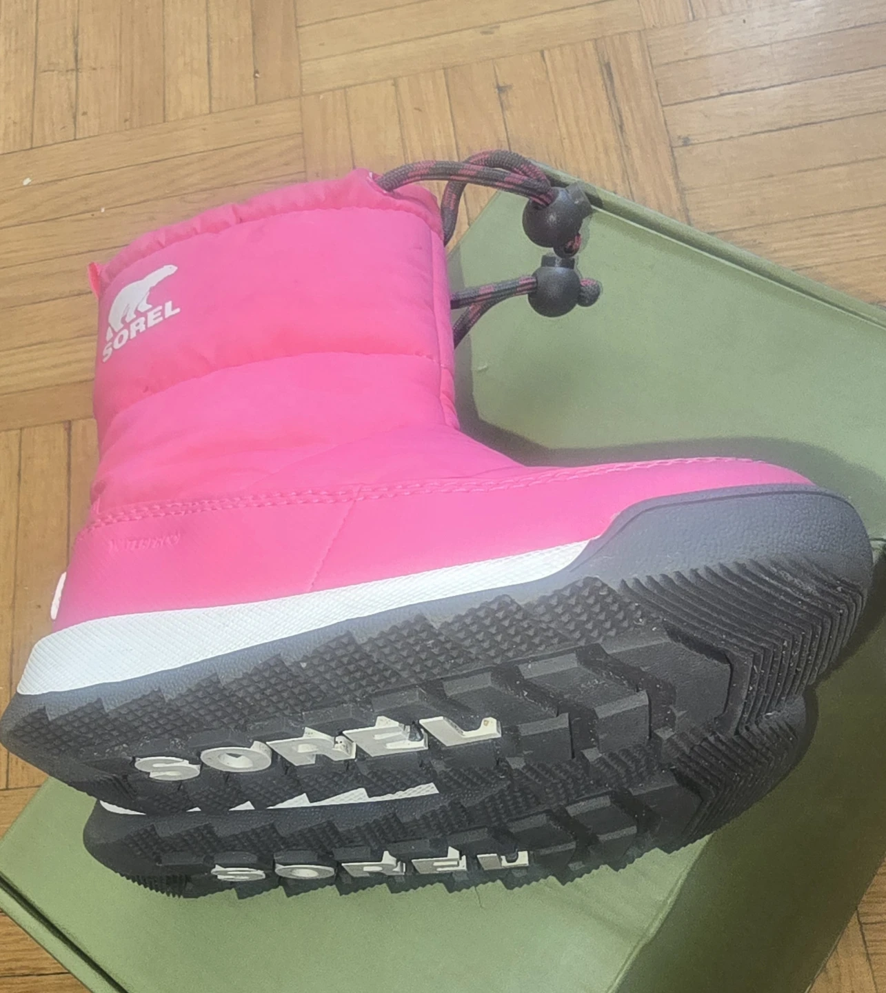 Sorel Pink Puffer Winter Boots size 9 - photo 2
