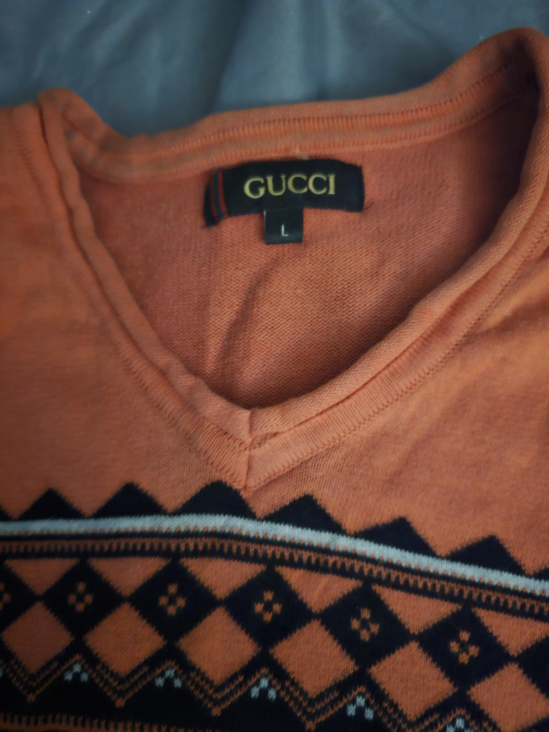 Gucci Sweater, Size L, Orange