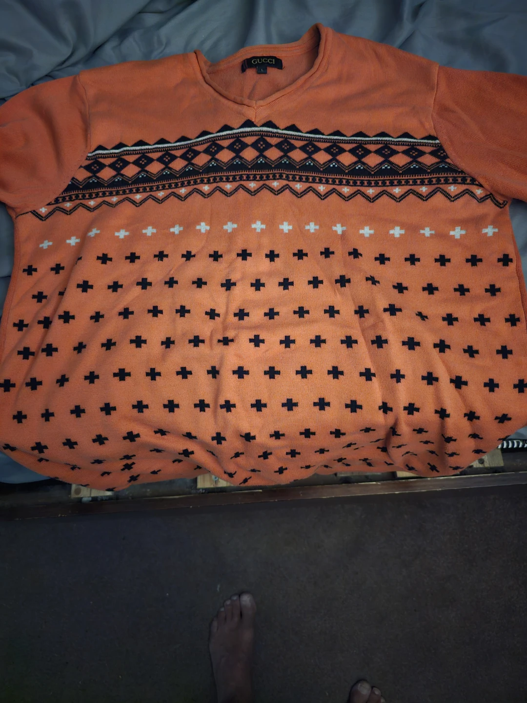 Gucci Sweater, Size L, Orange - photo 2