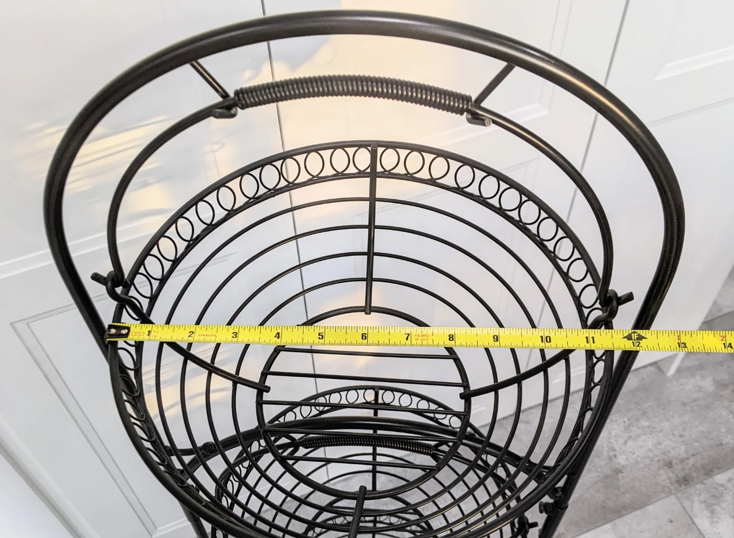 3-Tier Metal Basket Stand - photo 4