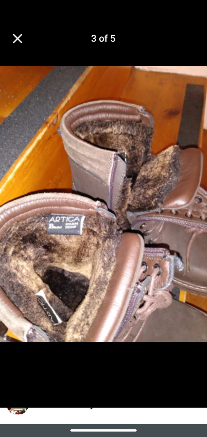 Mens size 9 winter boots from Brown's lined zipper - photo 3