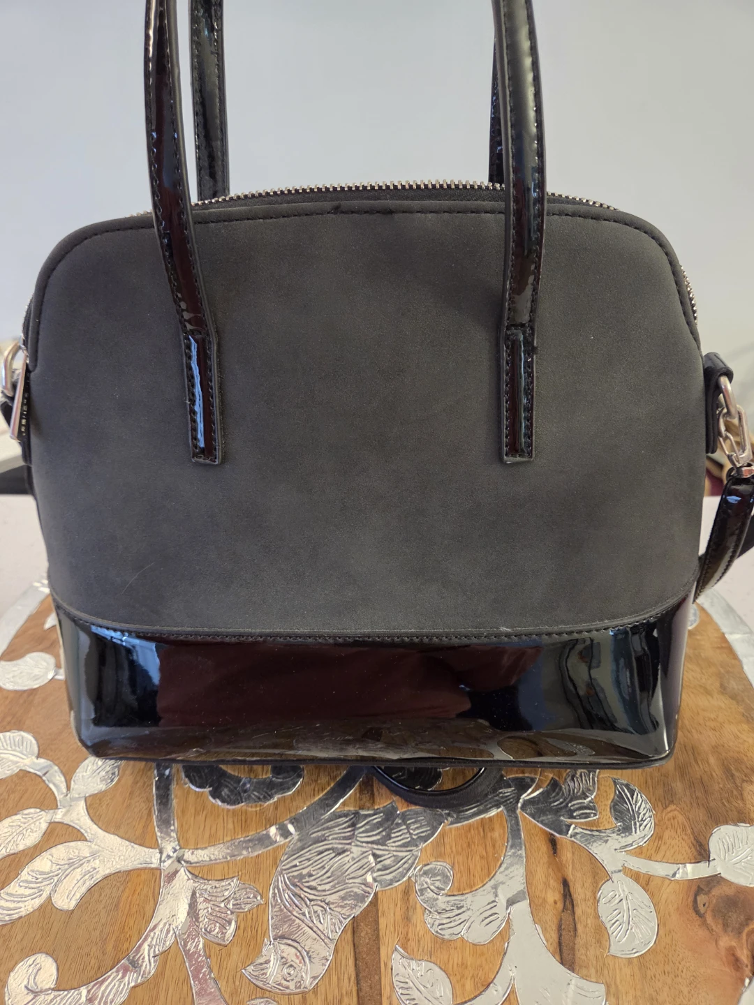 DAVID JONES Black/Charcoal Handbag - photo 3