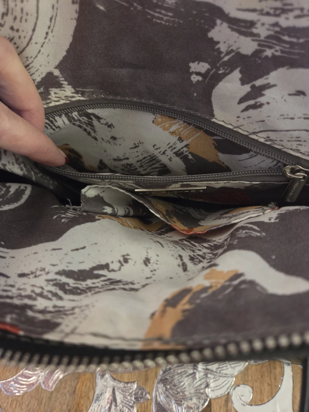 DAVID JONES Black/Charcoal Handbag - photo 5