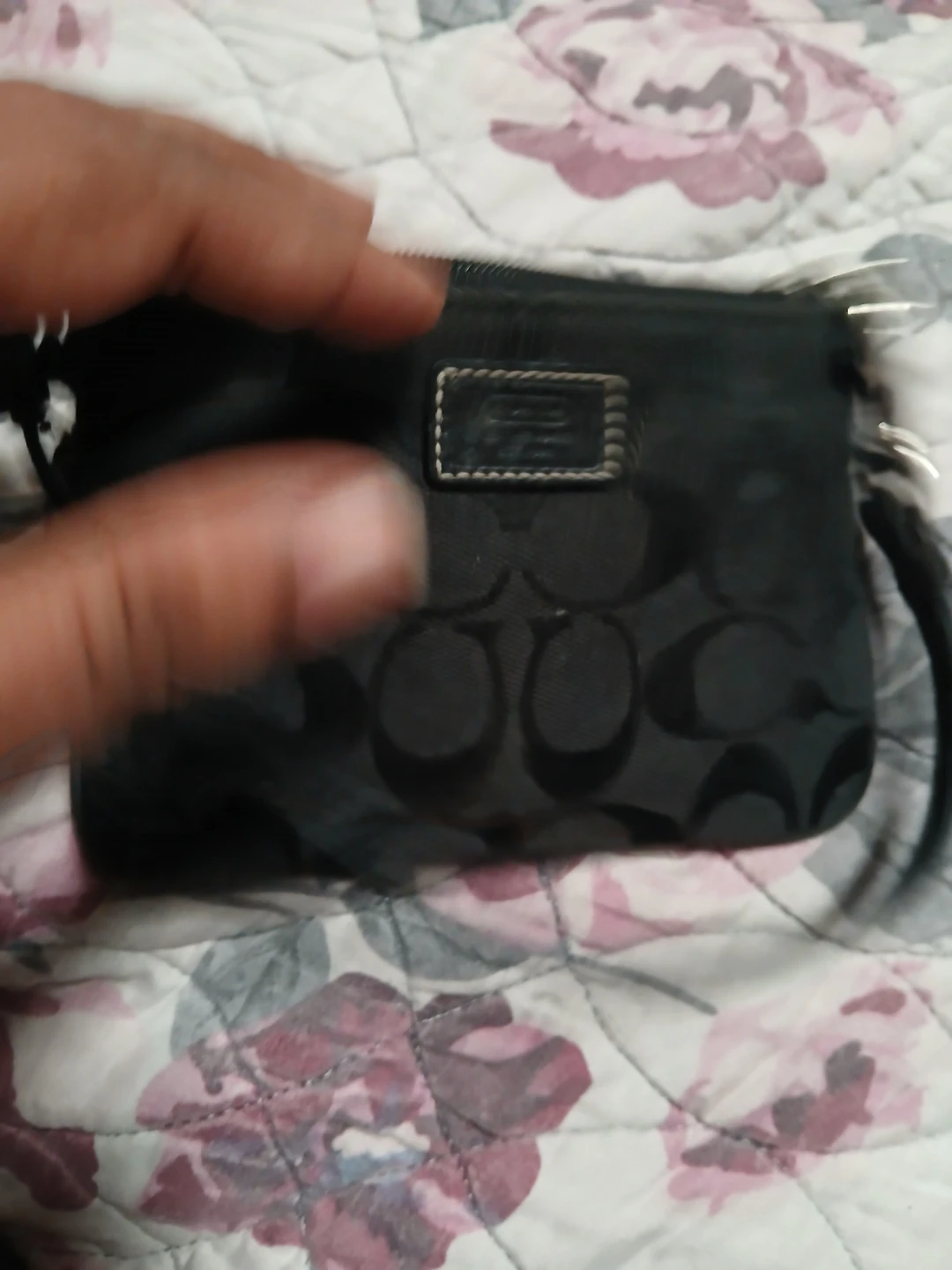 Coach Black Wristlet - photo 2