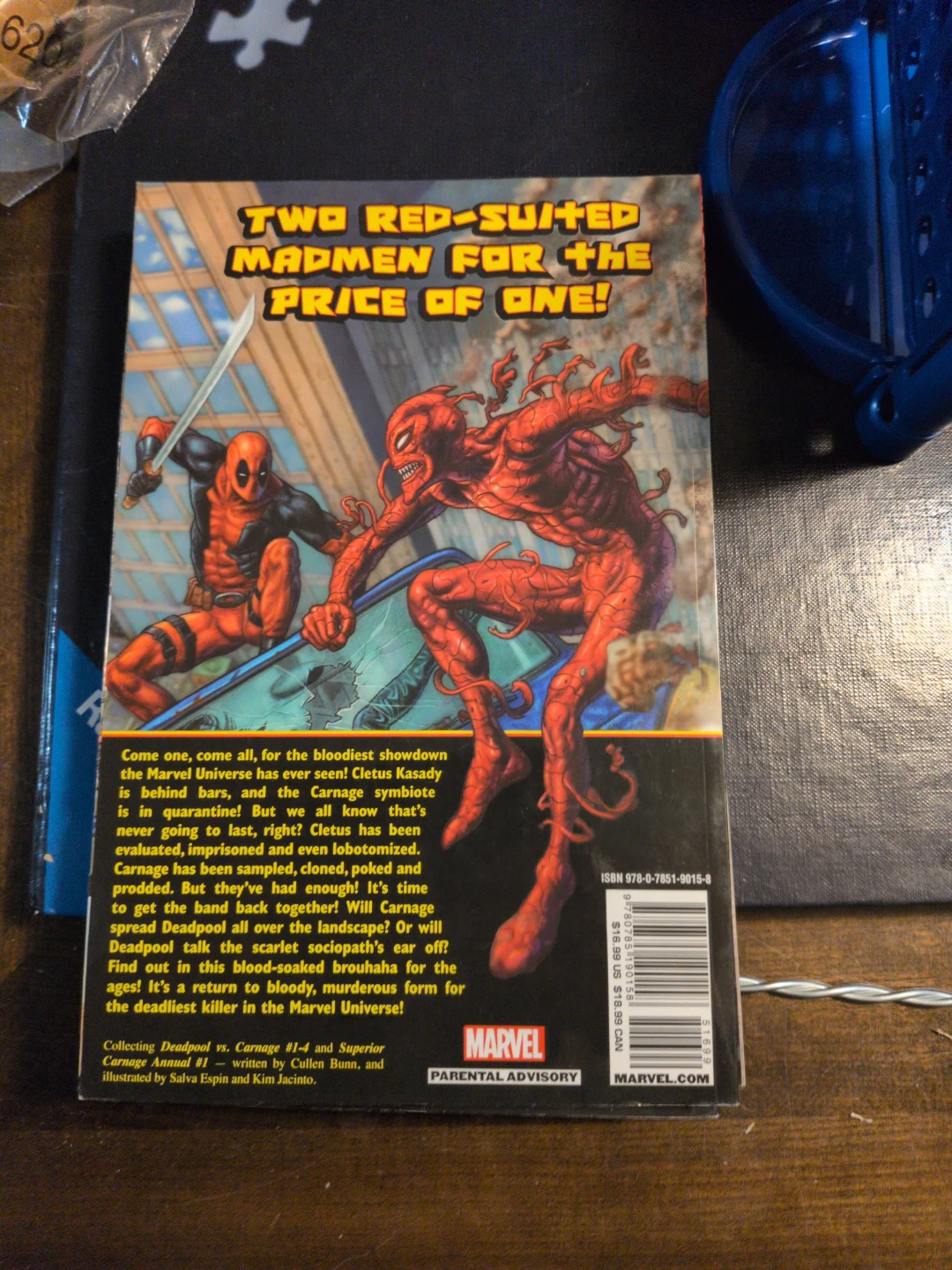 Deadpool vs Carnage Comic Book - photo 2