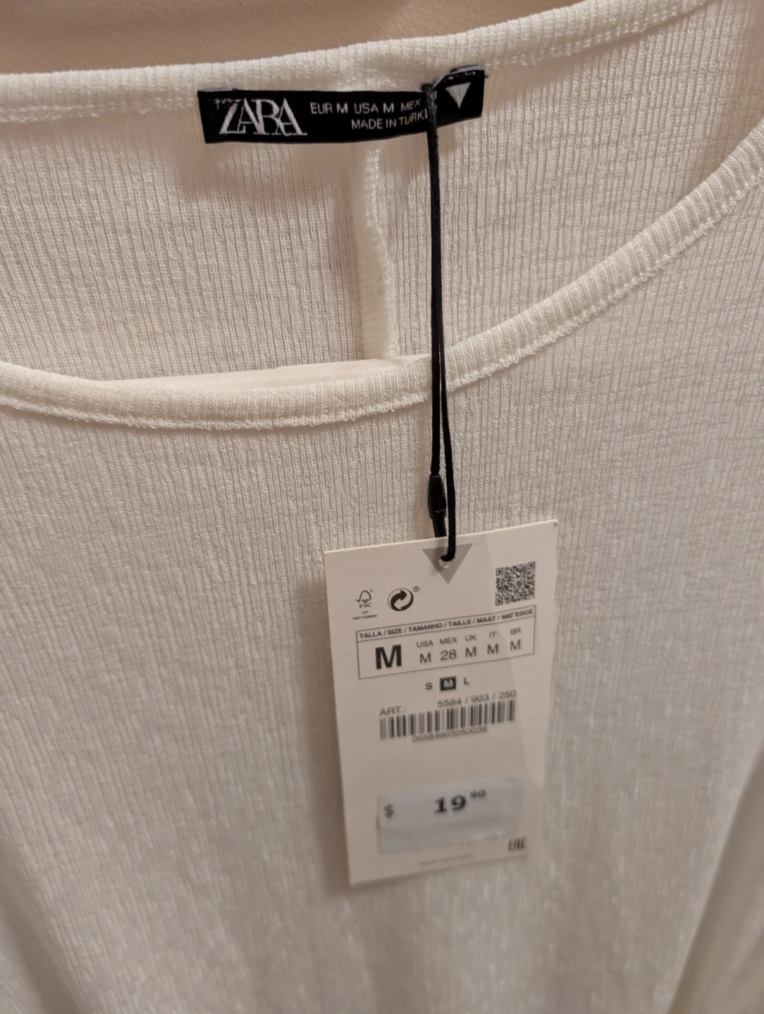 Zara new t-shirt size medium - photo 2