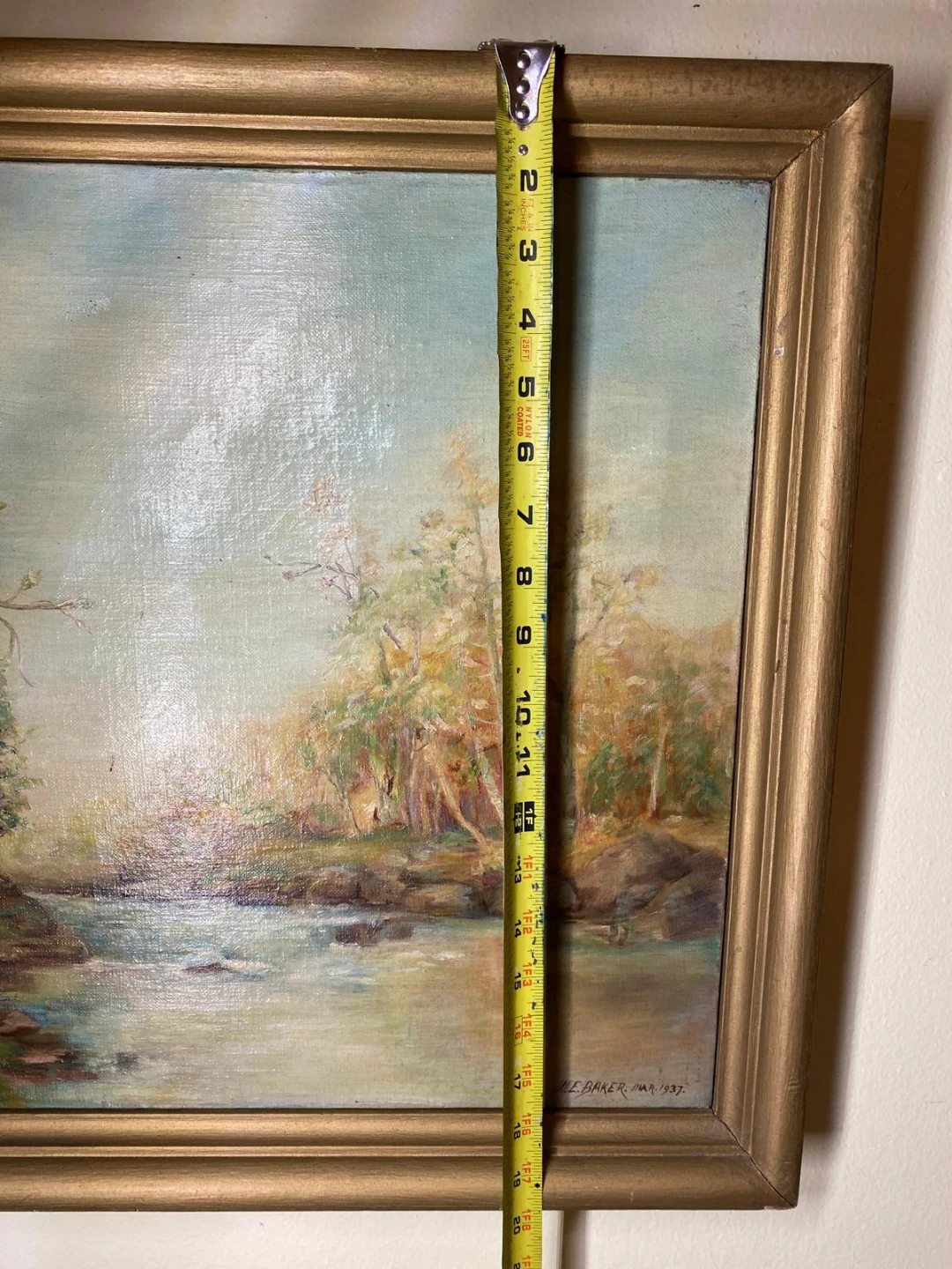 W.E. Baker Painting, March 1937 - photo 3