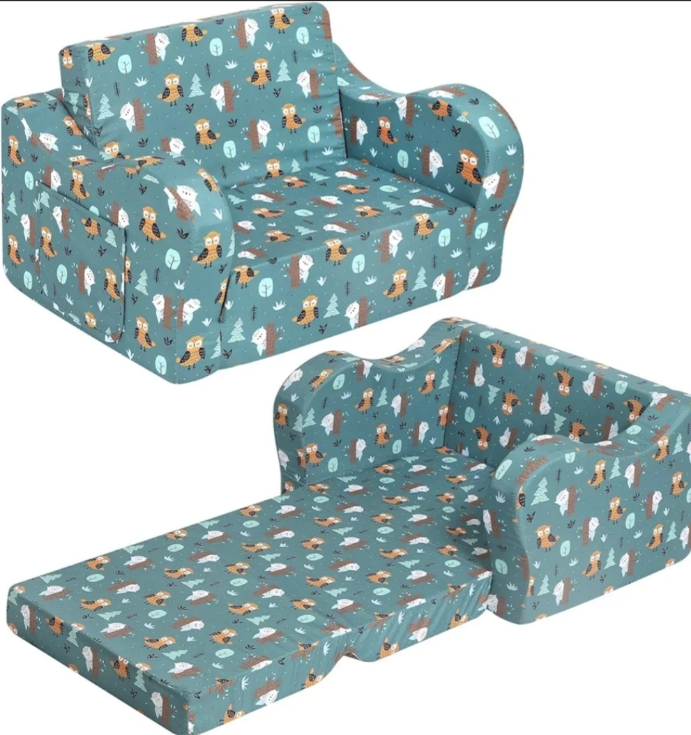 Cuddly Flip Out Sofa - Happy Owl