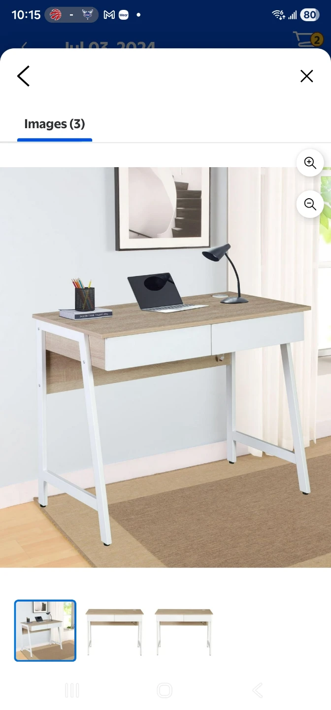 Brand new desk. Assembled.
