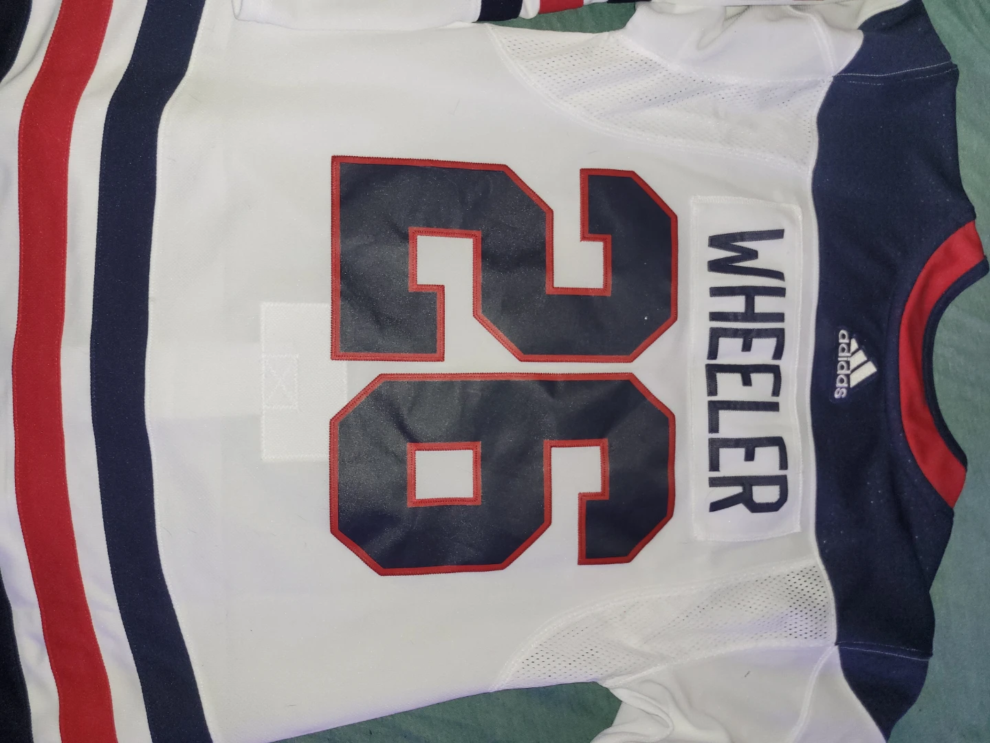 Adidas Winnipeg Jets Wheeler 26 Jersey Size 44
