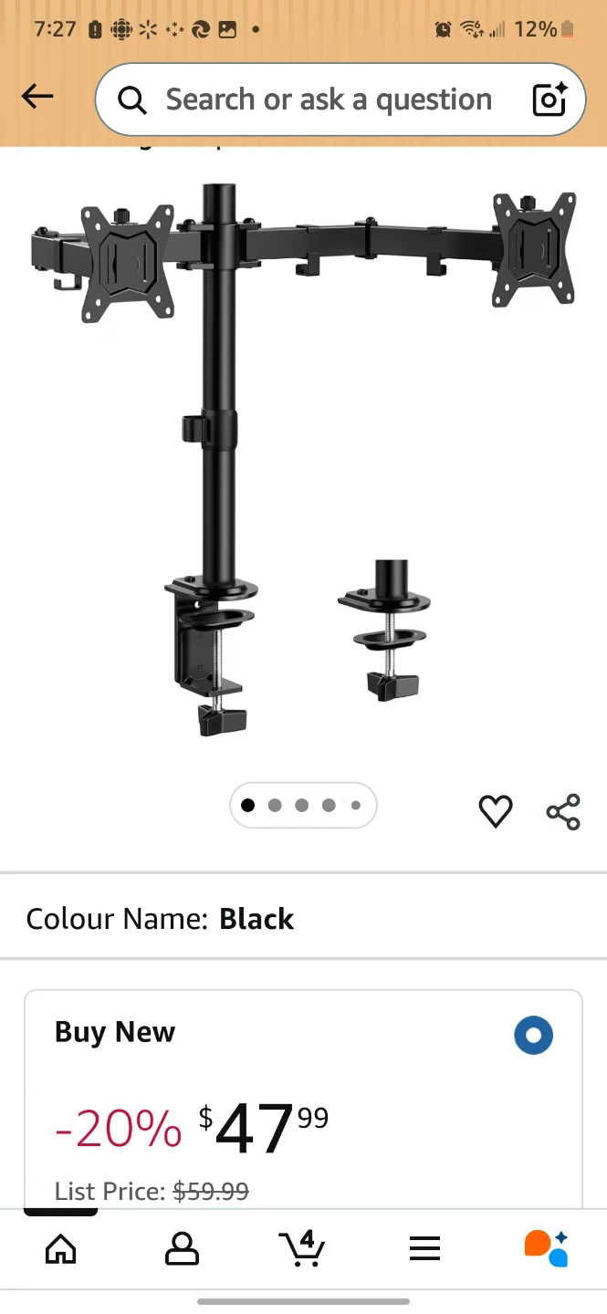 Dual Monitor Stand - VESA Pattern Compatibility - photo 2