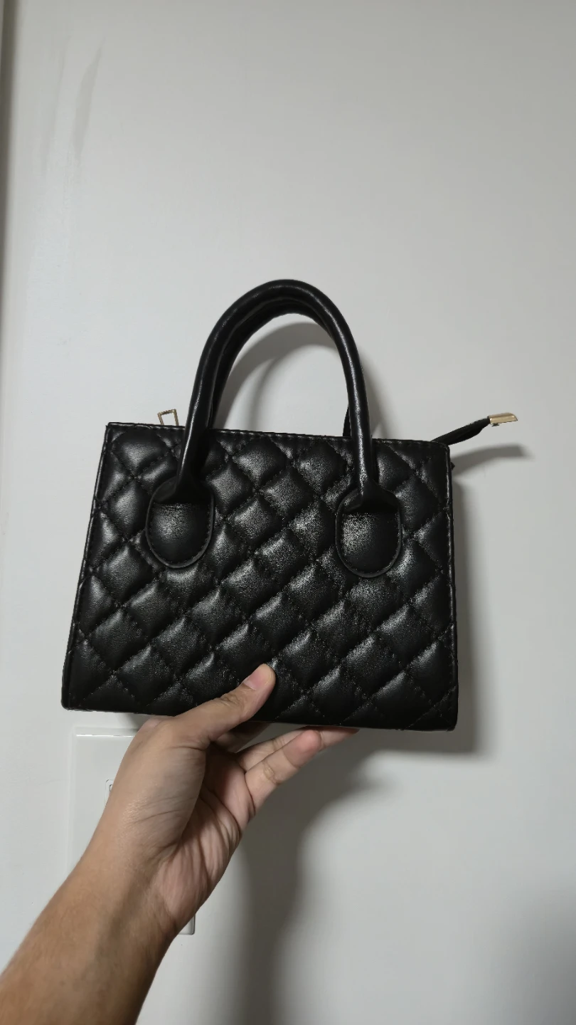 Black Quilted Handbag