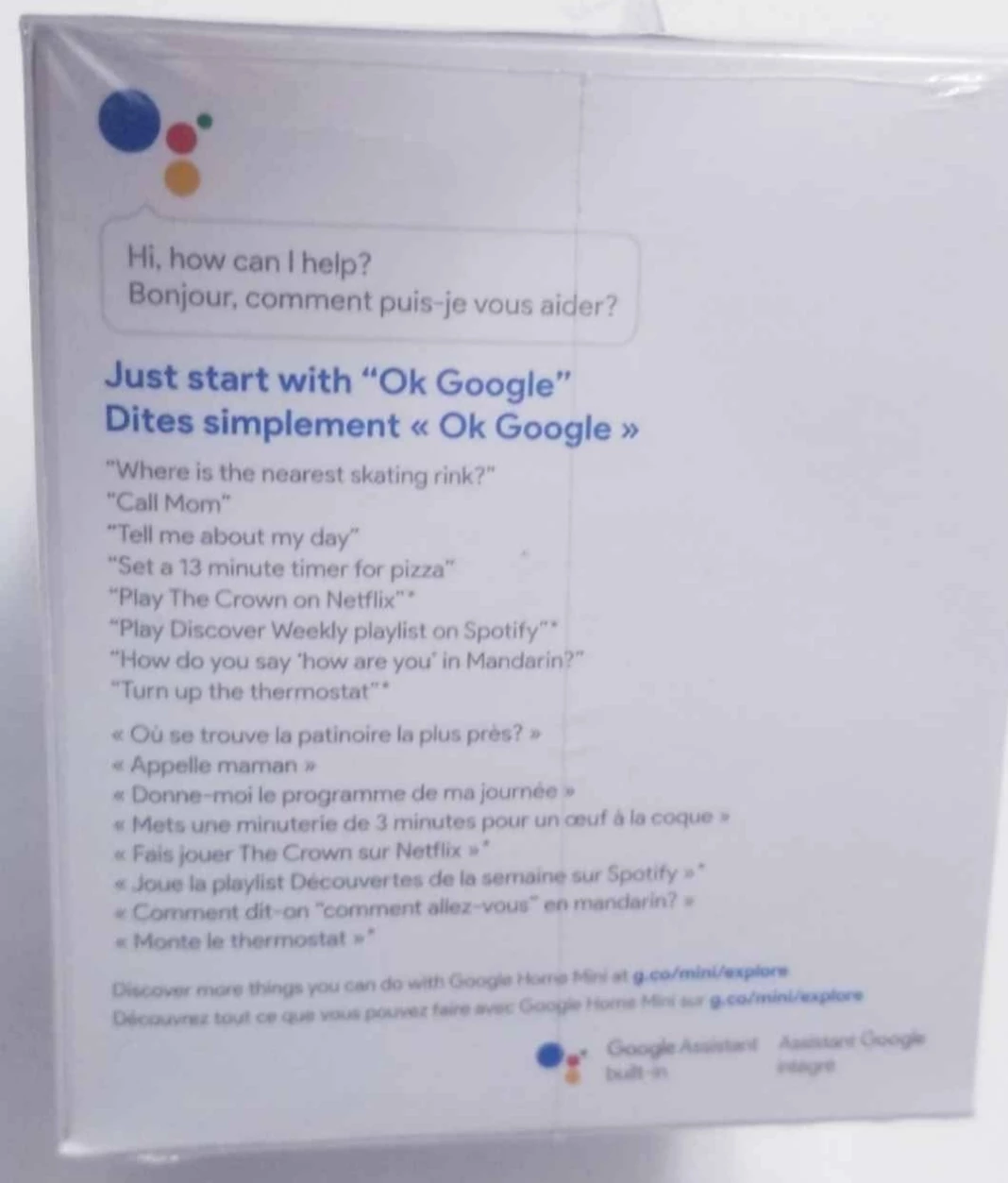 *BRAND NEW!* GOOGLE HOME MINI SMART SPEAKER w/GOOGLE ASSISTANT - photo 4