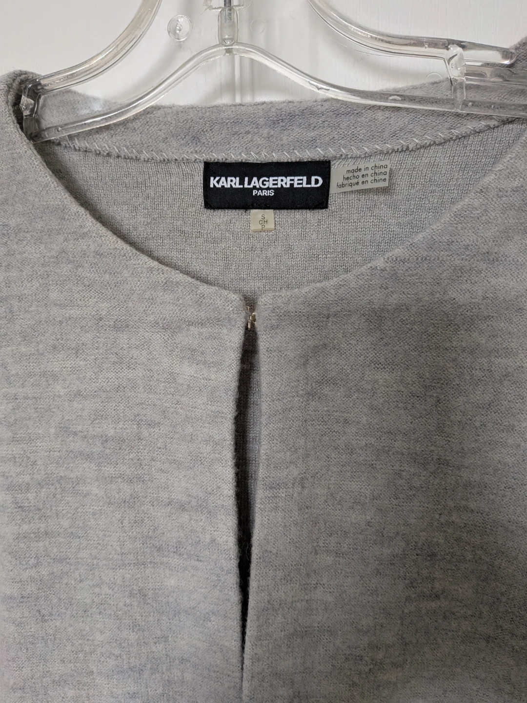 Karl Lagerfeld Grey/Black Sweater - Size S - photo 5