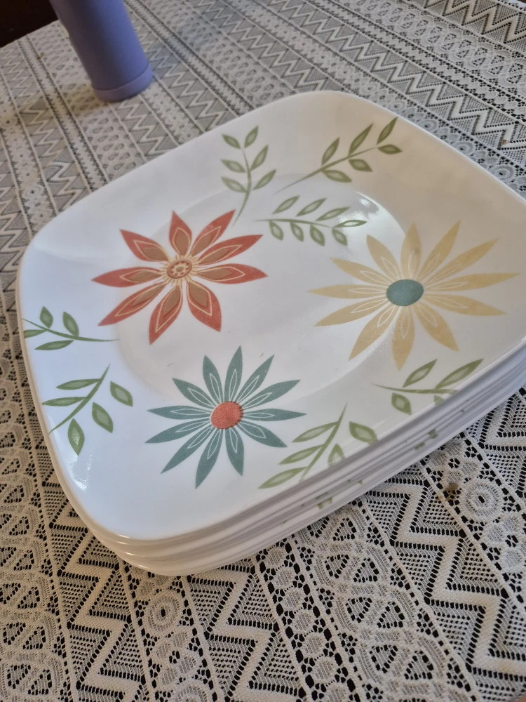 Corolla chip resistant dinner plates