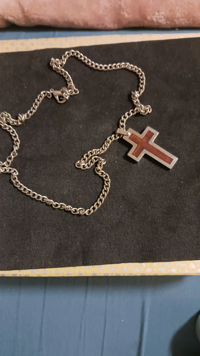 ALDO Stainless Steel Cross Necklace