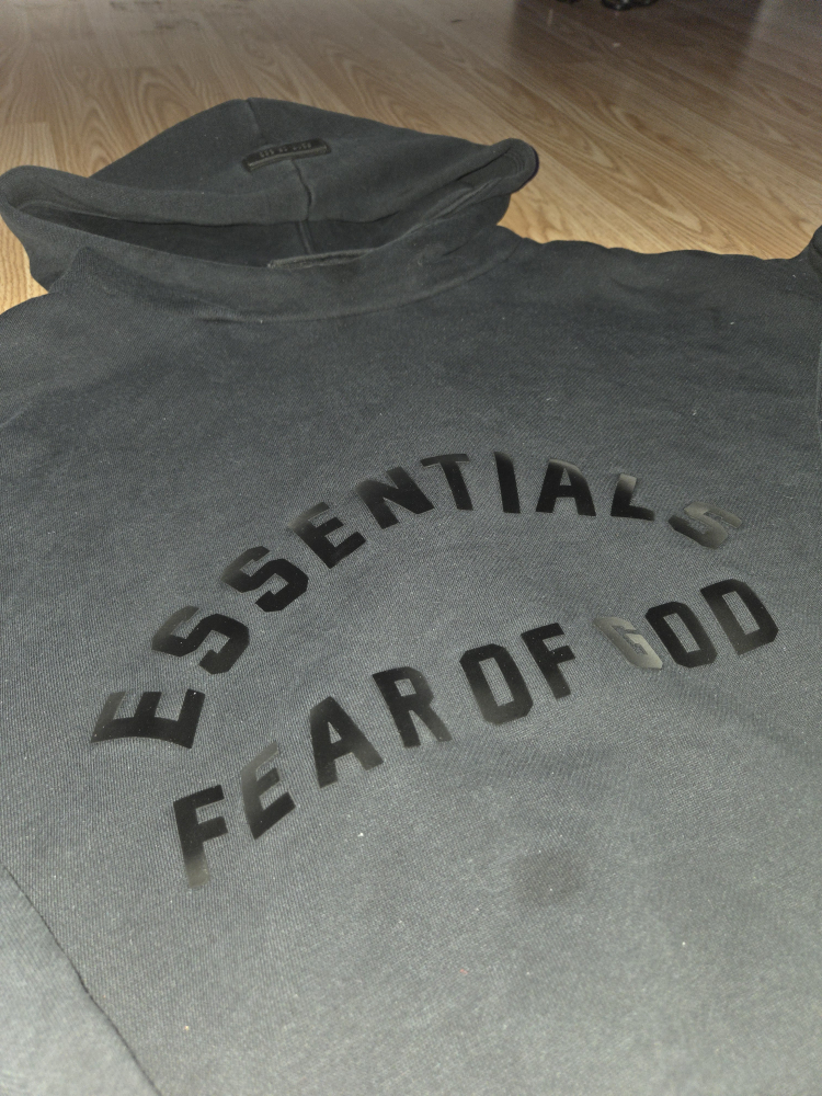 Essentials Fear of God Black Hoodie - photo 4