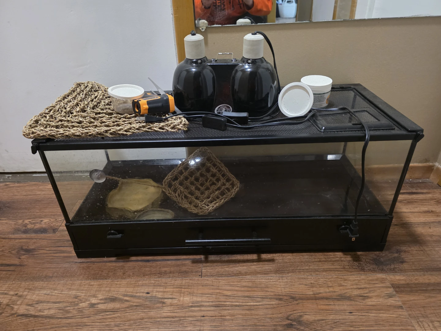 Reptile Terrarium with Accessories