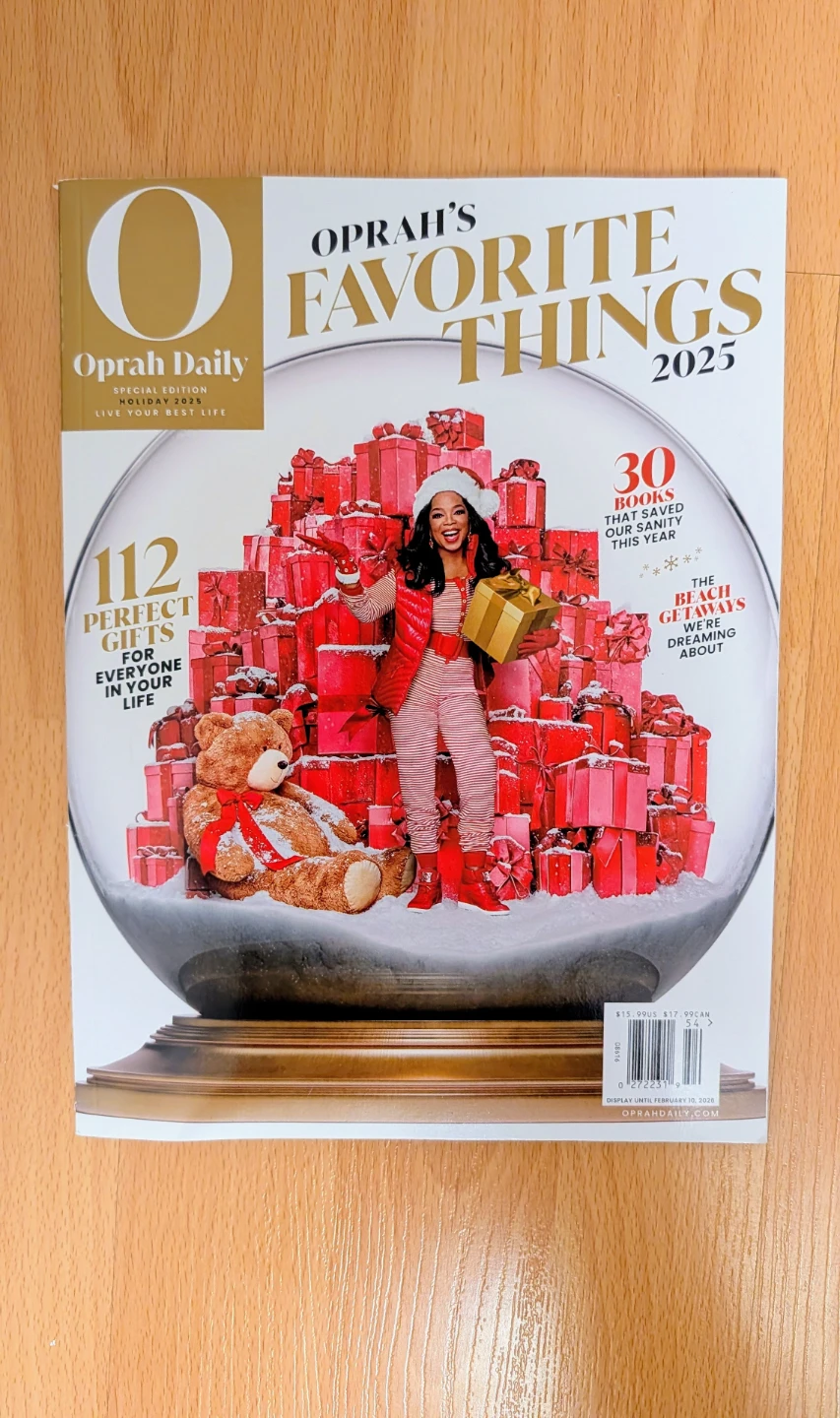 Oprah's Favorite Things 2025 Magazine