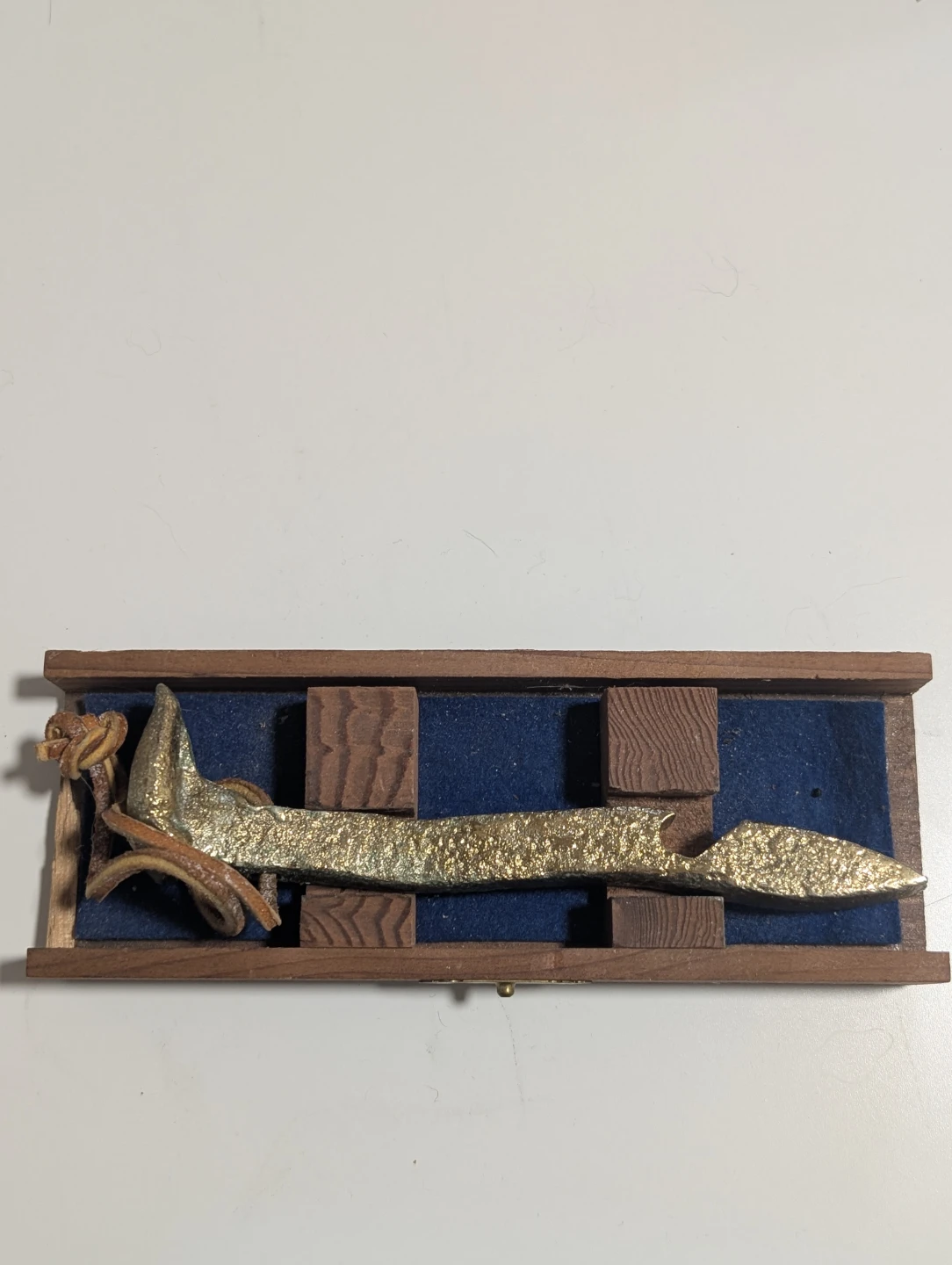 Vancouver Island Railroad Spike in Wooden Box