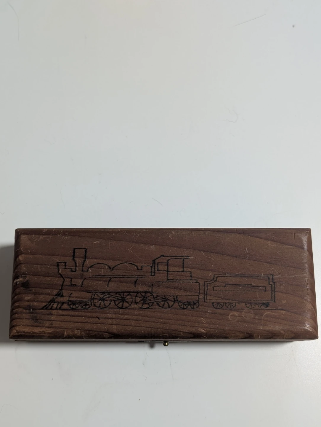Vancouver Island Railroad Spike in Wooden Box - photo 2