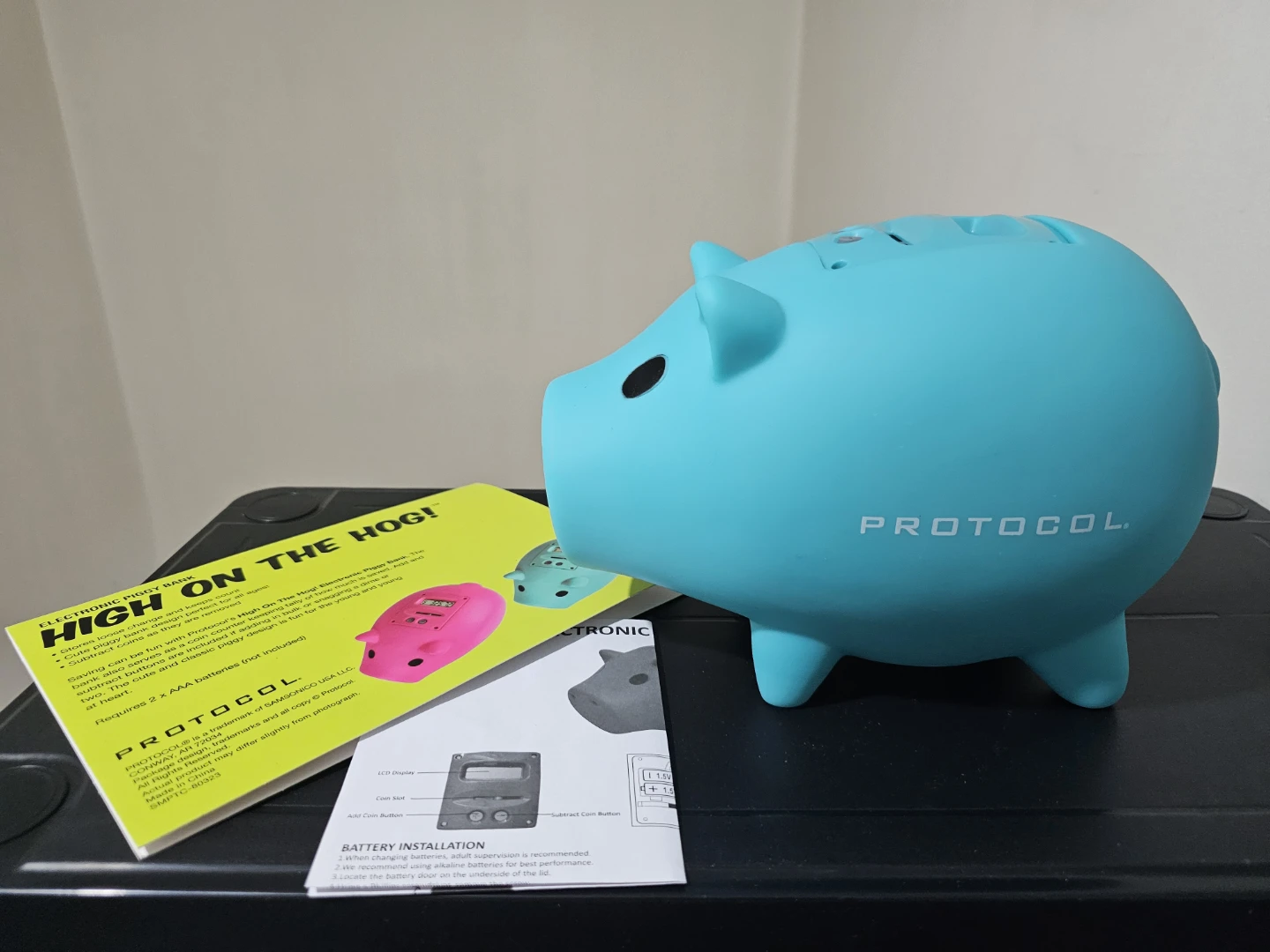 PROTOCOL High on the Hog! Electronic Piggy Bank 🥕