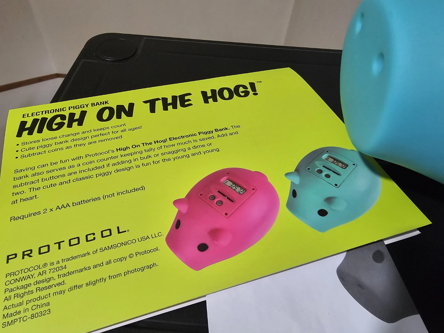 PROTOCOL High on the Hog! Electronic Piggy Bank 🥕 - photo 2