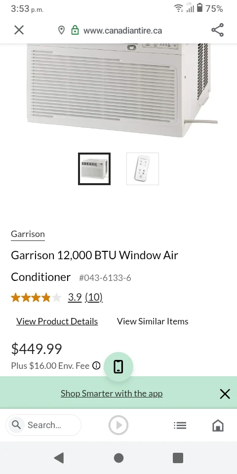 🥕Garrison Room Air Conditioner - Model 043-6133-6 - photo 4