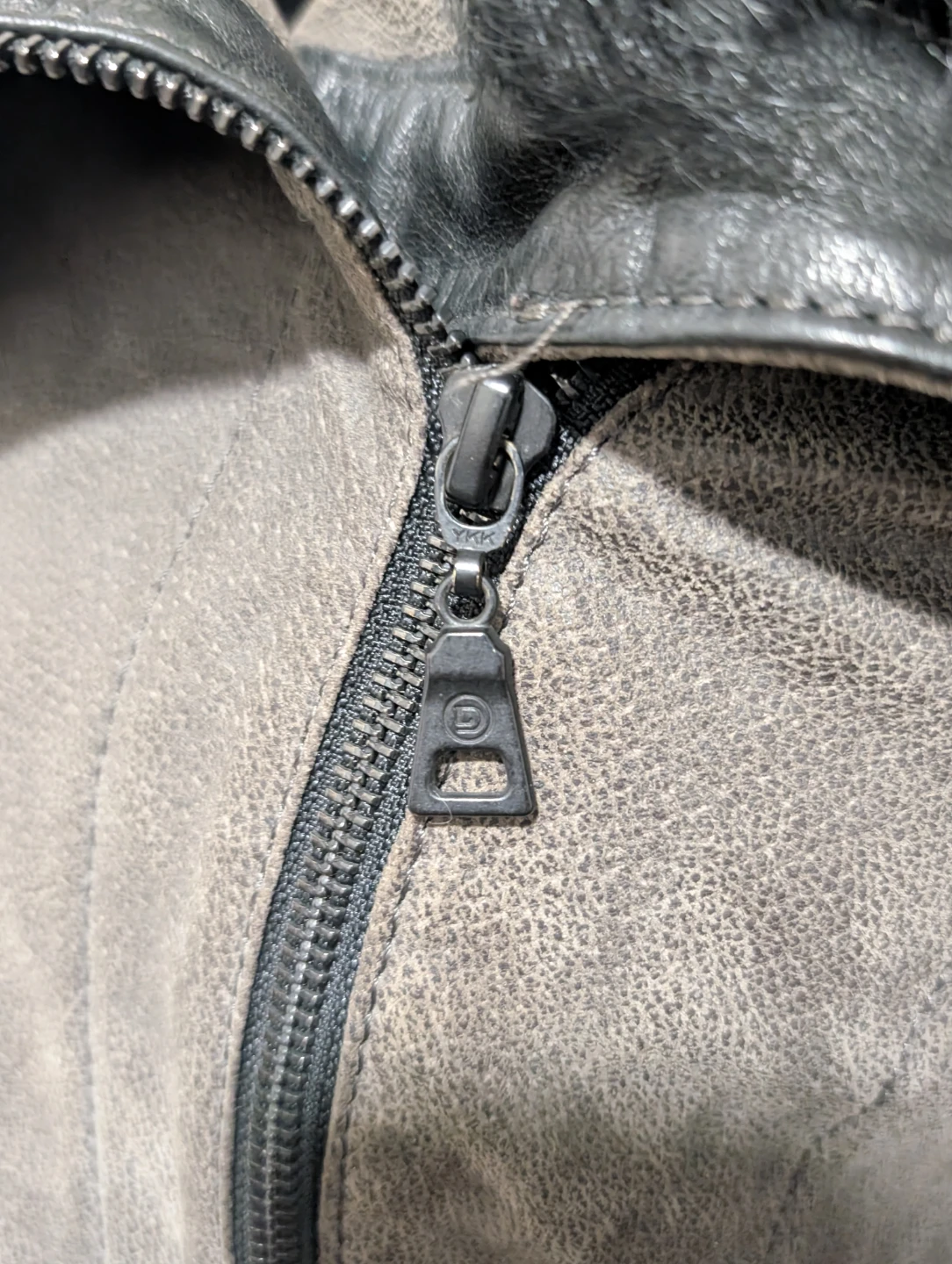 Danier Leather and Suede Moto Jacket with Fur Collar - photo 4