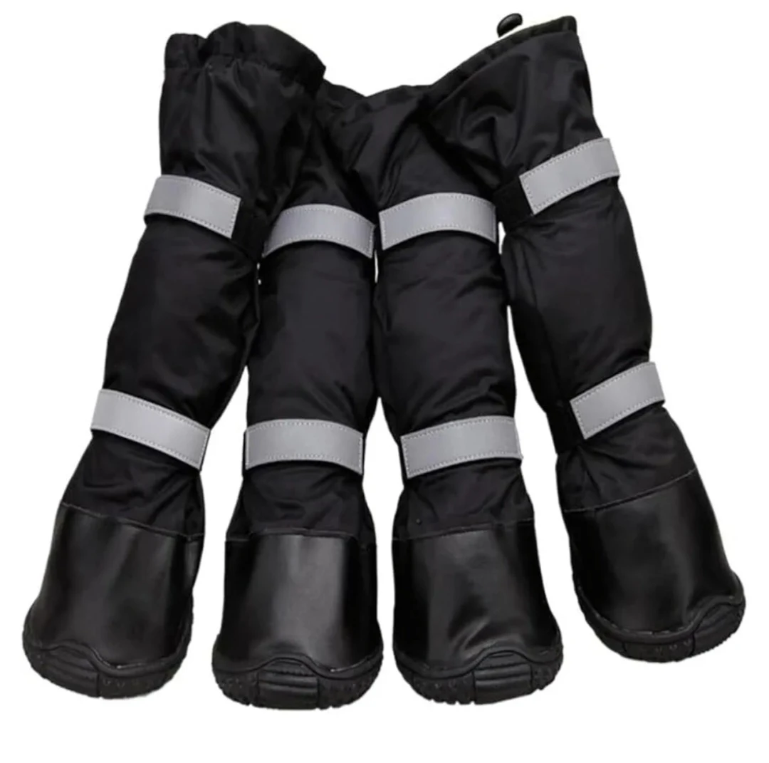 Dog Boots - Black ; Size: 4