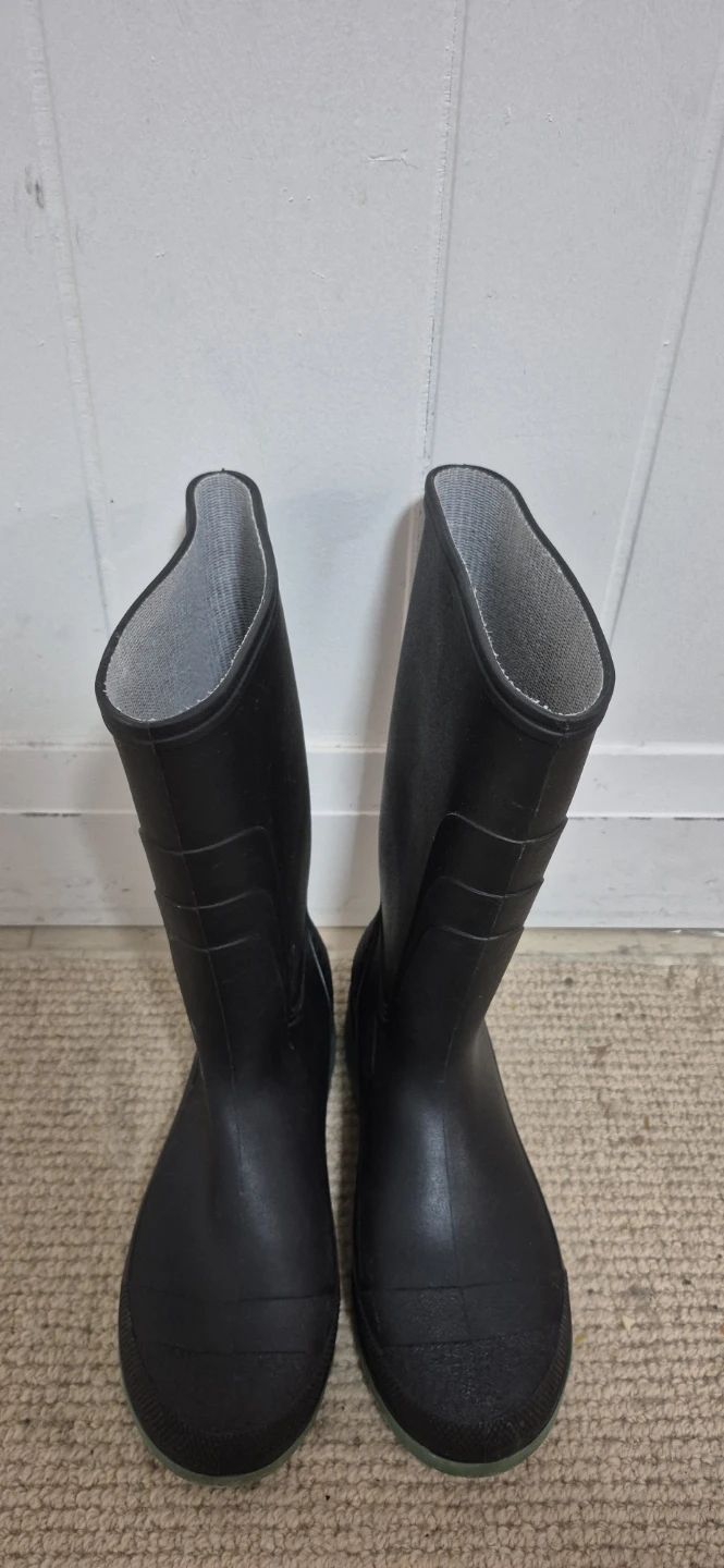 Black Rubber Rain Boots - photo 3
