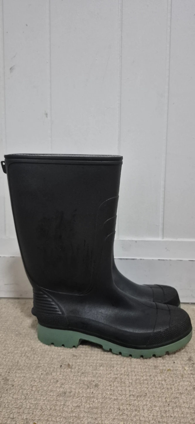 Black Rubber Rain Boots - photo 5