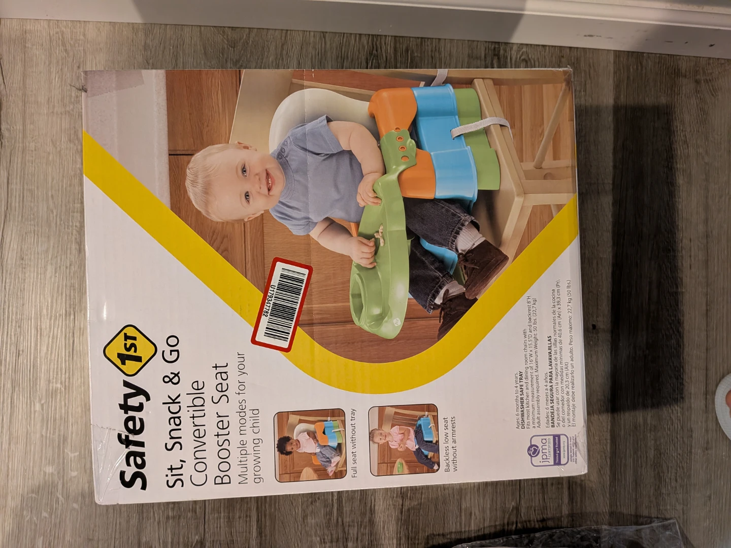 Safety 1st Sit, Snack & Go Convertible Booster Seat
