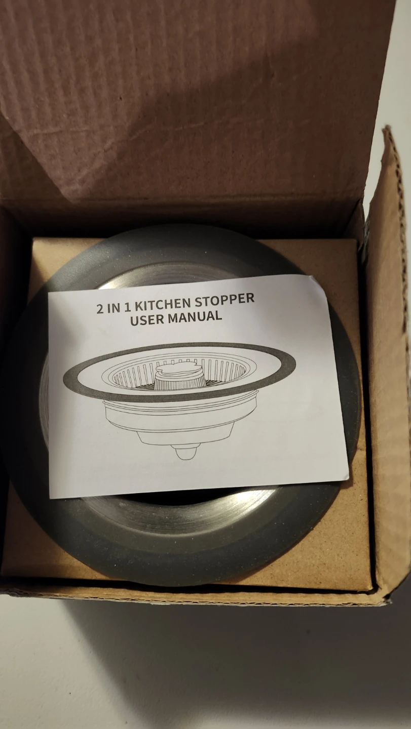 Upgrade New III 2 in 1 Kitchen Sink Stopper Filter Plug - photo 5