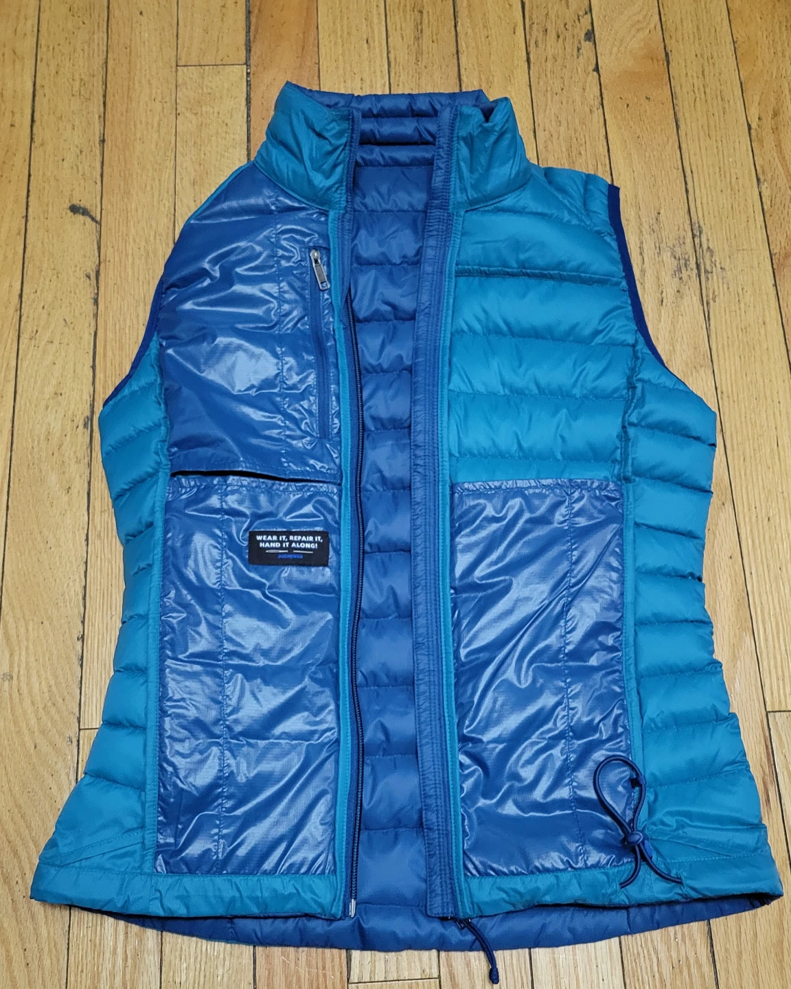 Patagonia Down Vest Blue Reversible size XXS - photo 3