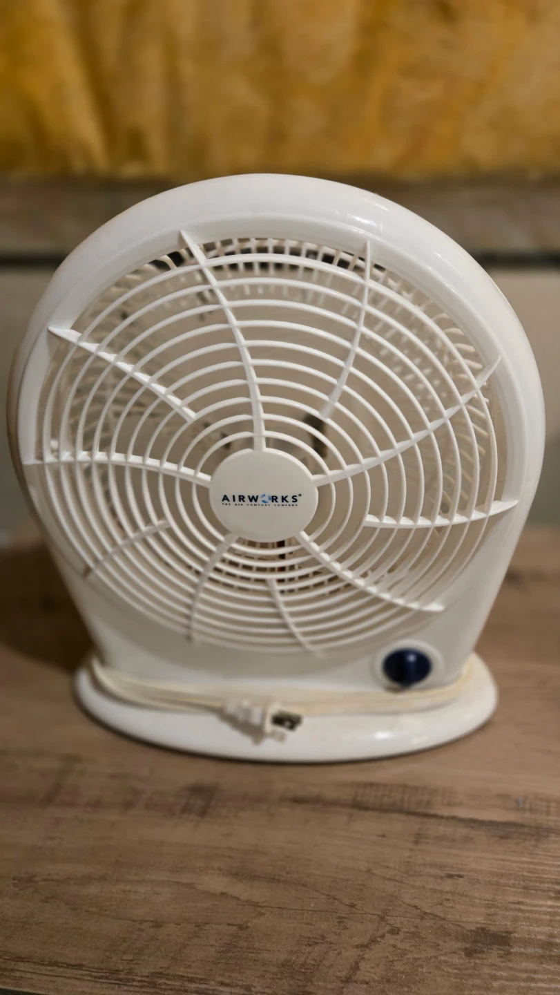 Airworks White Electric Fan