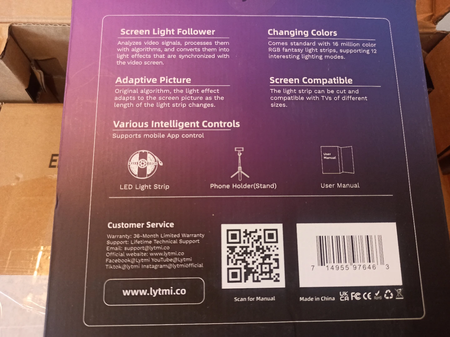 Lytmi Interactive Mood Lighting - TV Backlight🥕 - photo 2